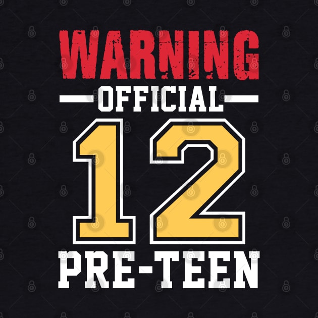 Warning Official 12 Pre-teen by AngelBeez29